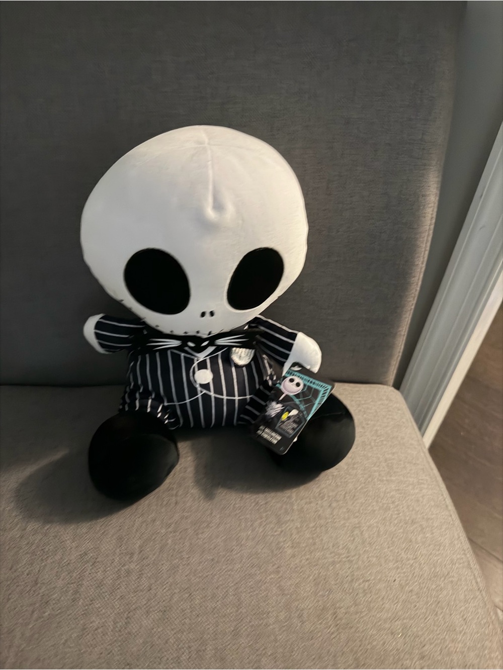 Jack Skellington Nightmare before Christmas weighted plush NWt